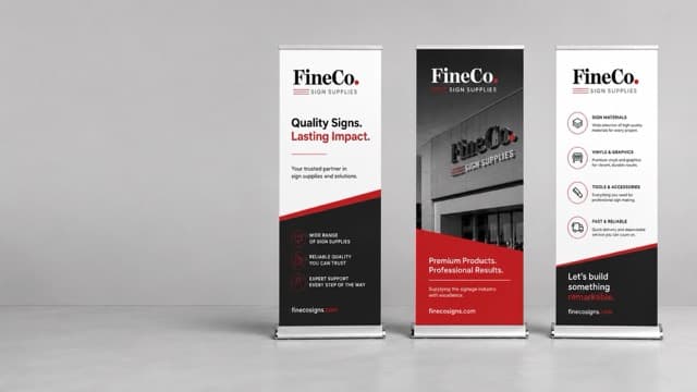 Colorful sign vinyl and graphic films