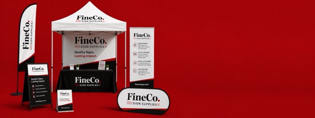 Wide-format print media and sign supplies